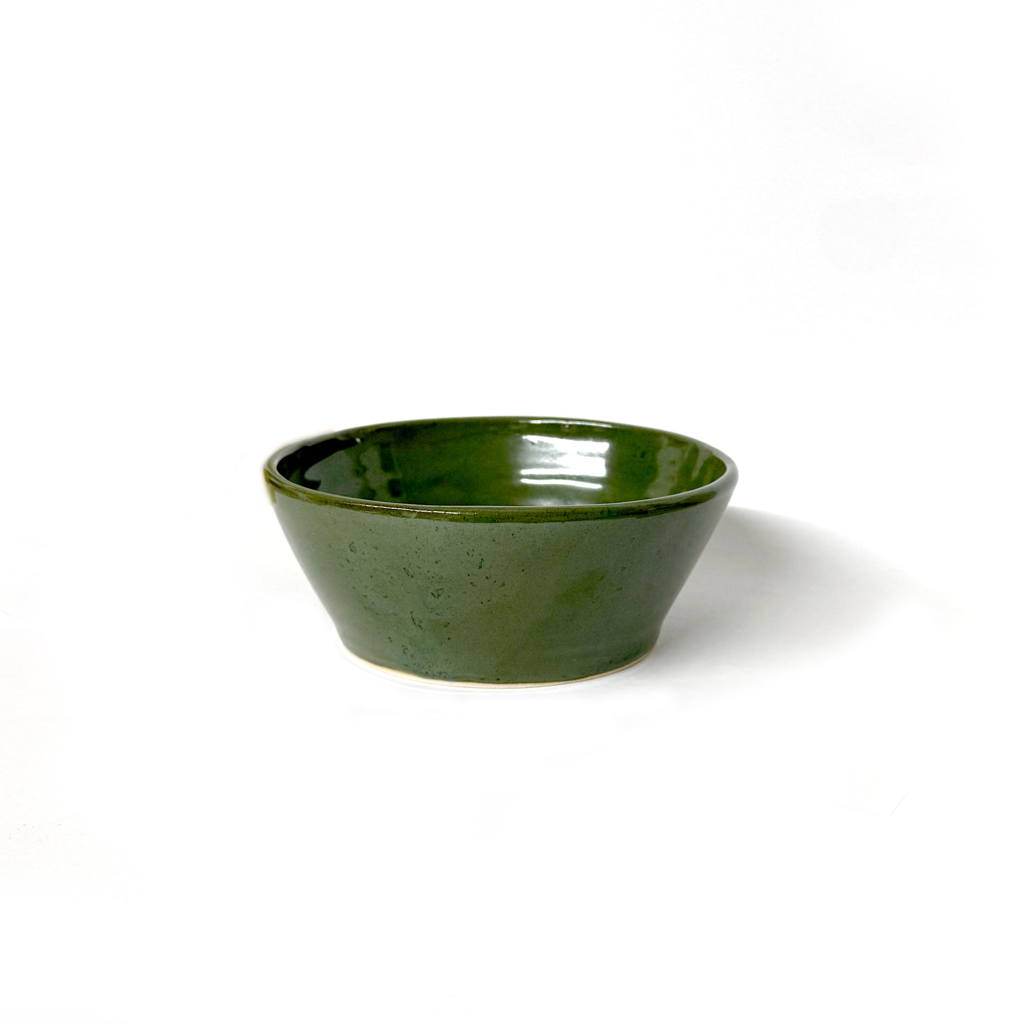 Green Stoneware Bowl