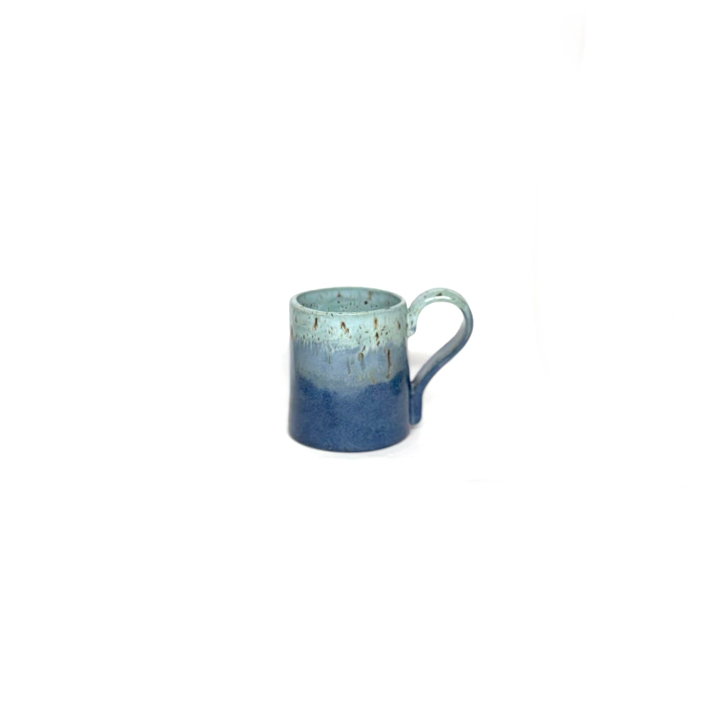Small/Medium Blue 'Winterscape' CeramicMug