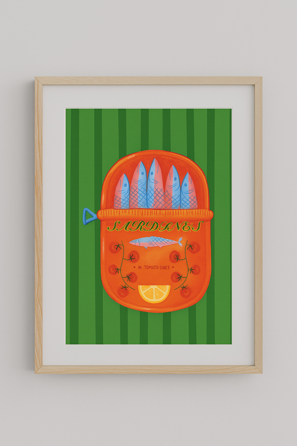 Sardine Tin Print