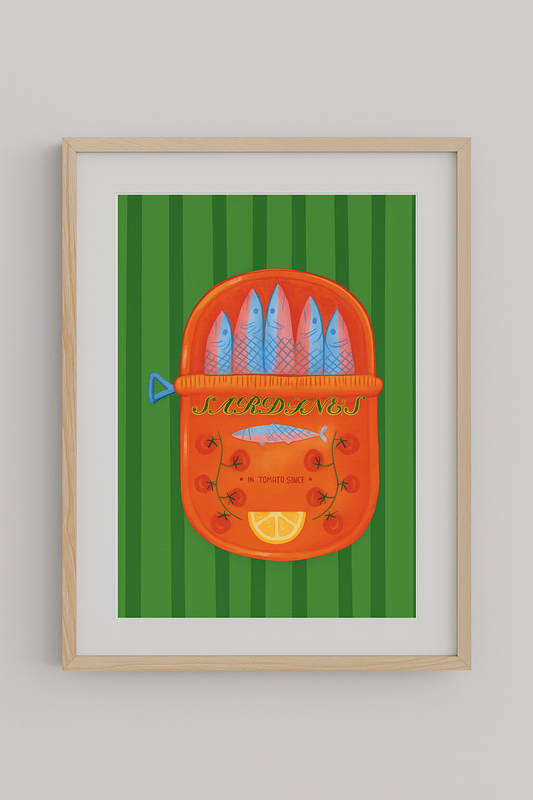 Sardine Tin Print