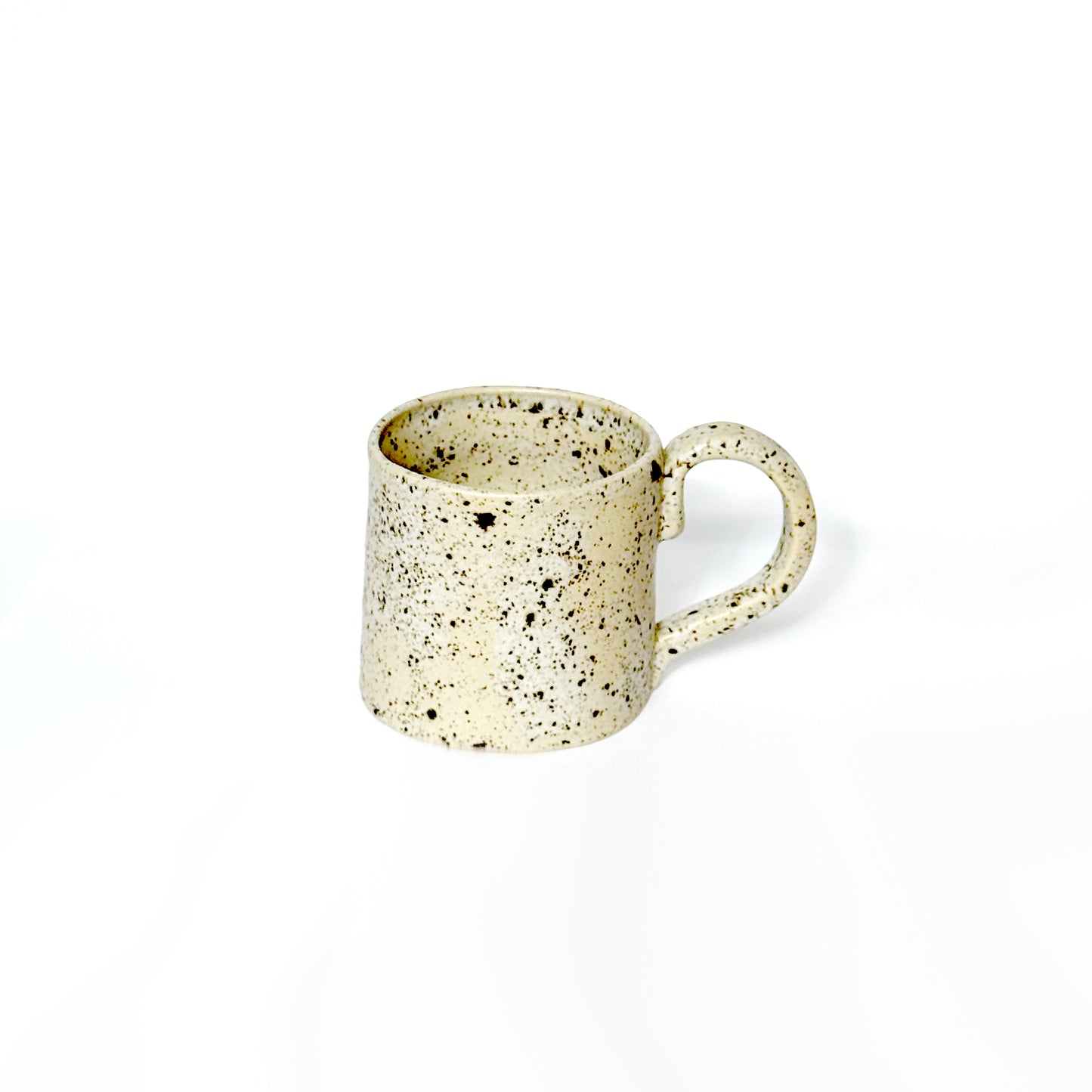 Minimalist Flat White Speckled Mug