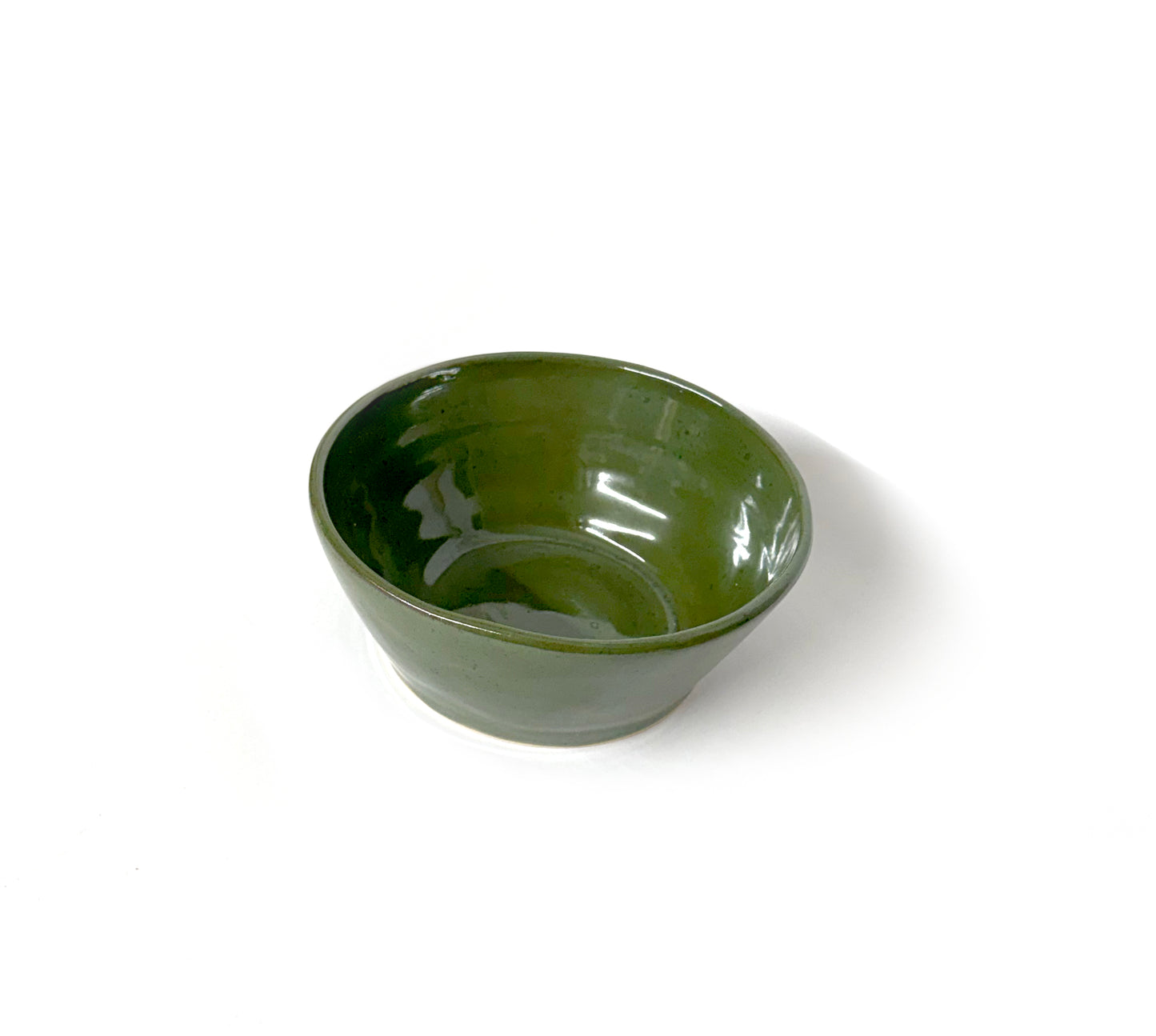 Green Stoneware Bowl