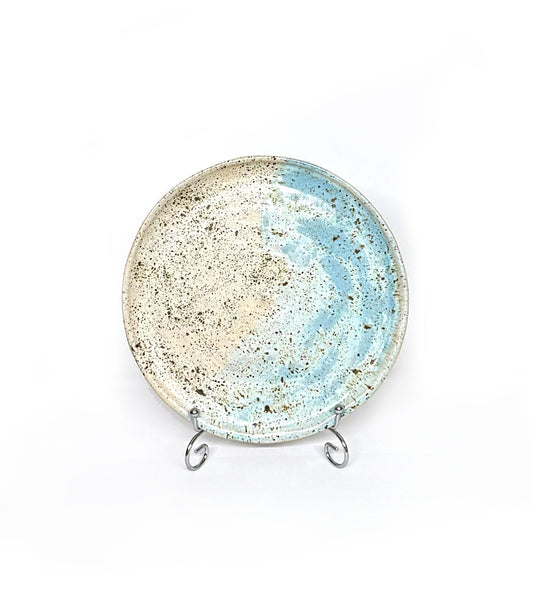 Large Speckled Blue Blend Plate