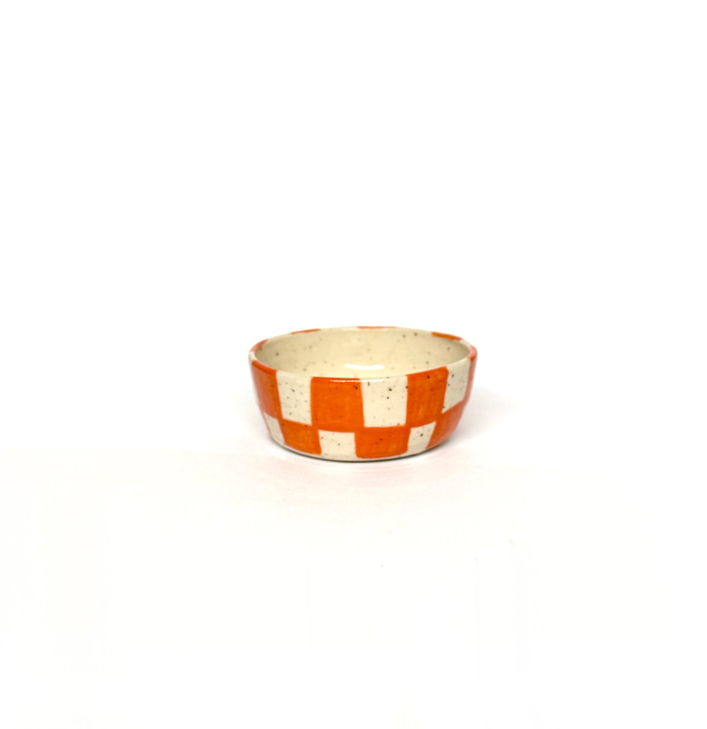 Small Checkered Starburst Dish