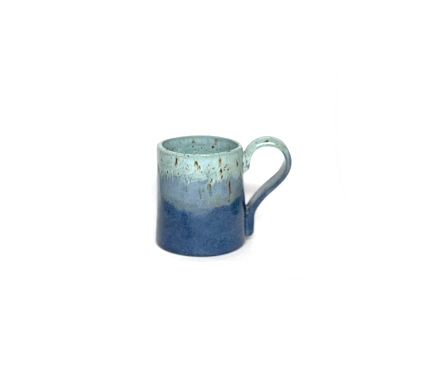 Small/Medium Blue 'Winterscape' CeramicMug