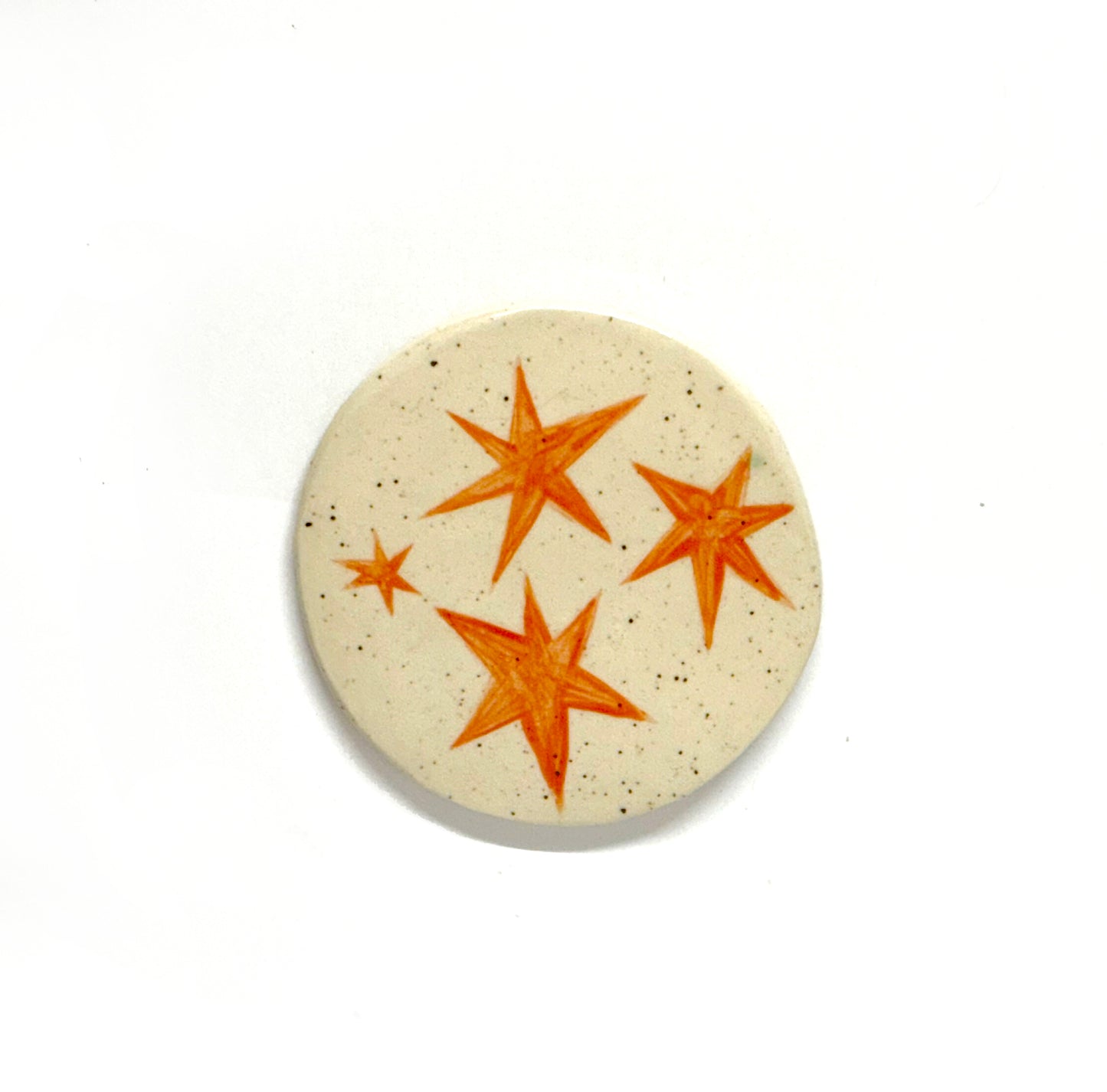 Speckled Starburst Ceramic Coaster